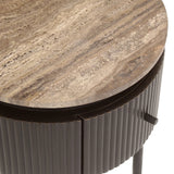 Endebord Russo askebrun Richmond Interiors Sidebord