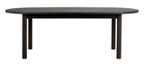 Gifford spisebord oval 220 brunsvart eik Rowico Spisebord
