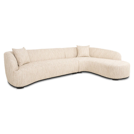 Sofa Pandora beige angora lounge høyre Richmond Interiors Sofa