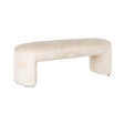 Benk Fargo hvit chenille Richmond Interiors Benk