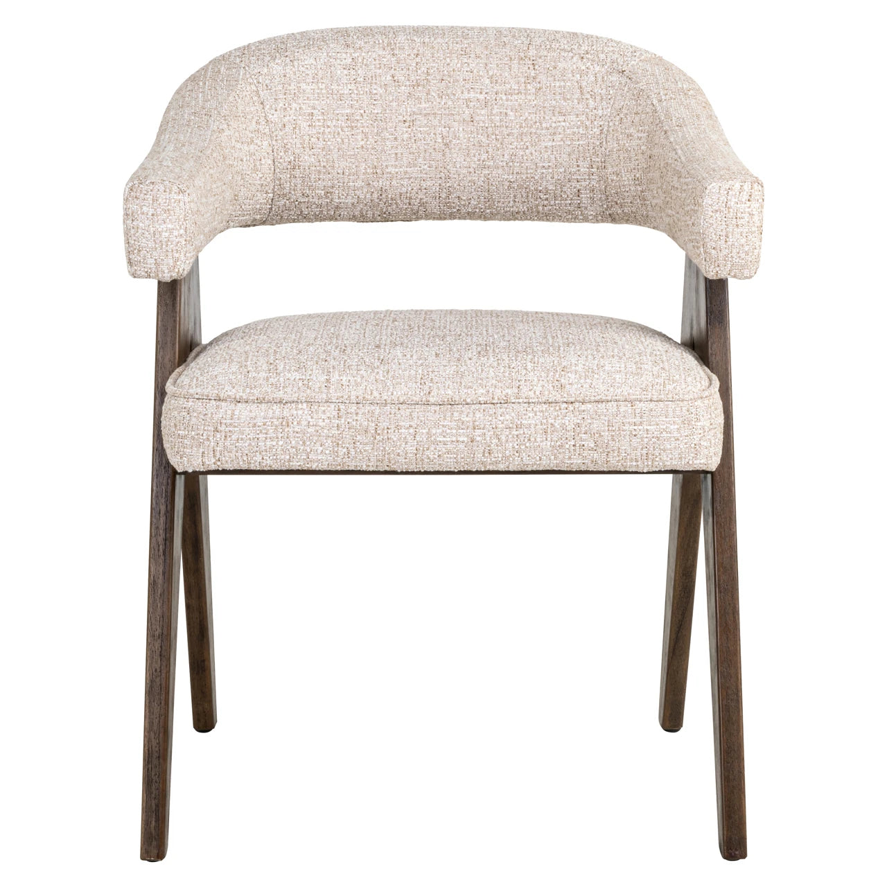 Spisestol Mori kremfarget tweed brannhemmende Richmond Interiors Spisestol