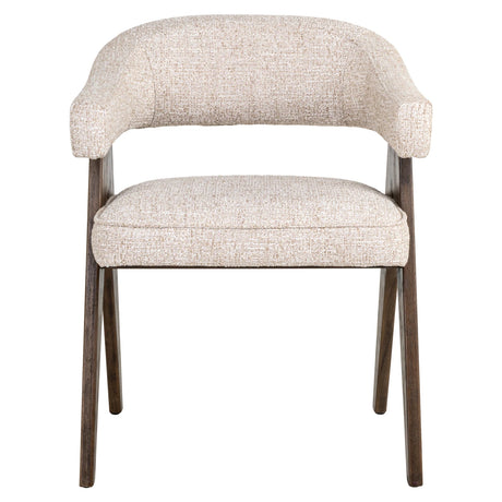 Spisestol Mori kremfarget tweed brannhemmende Richmond Interiors Spisestol