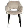 Spisestol Giovanna trendy natur / khaki fløyel flammehemmende Richmond Interiors Spisestol