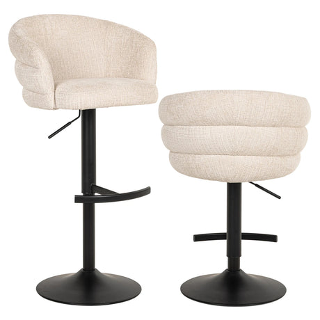 Bar stool Nikki niagara beige svingbar brannhemmende Richmond Interiors Barstol