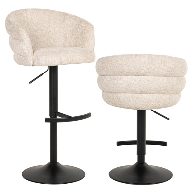 Bar stool Nikki niagara beige svingbar brannhemmende Richmond Interiors Barstol