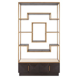 Utstillingsskap Claremont brun Richmond Interiors Vitrineskap