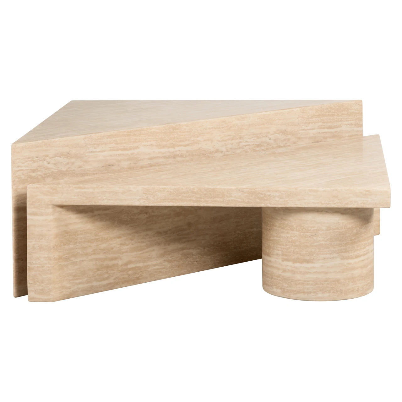 Salongbord Fictus beige sett med 2 Richmond Interiors Sofabord