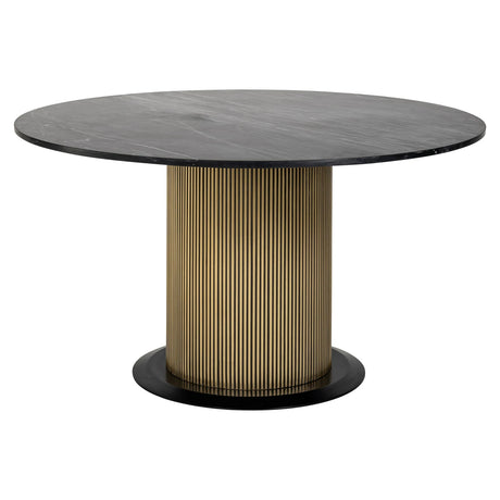 Spisebord Ironville gull 140Ø Richmond Interiors Spisebord
