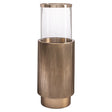 Hurricane light Soreli messing antikk Richmond Interiors Lanterne og lysglass