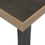 Spisebord Bloomville messing shagreen inkl. glassplate 200 Richmond Interiors Spisebord