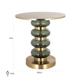 Endebord Dalina grønn Richmond Interiors Sidebord