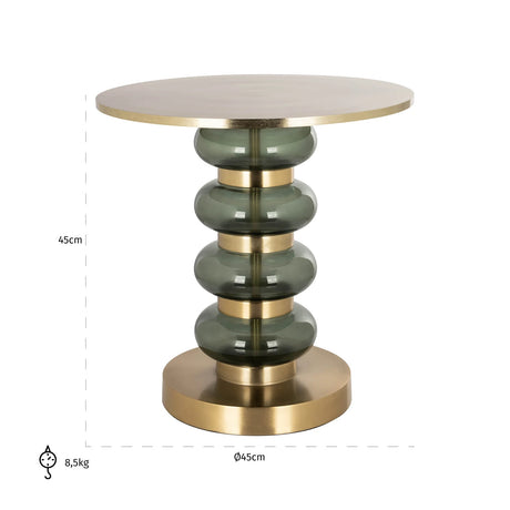 Endebord Dalina grønn Richmond Interiors Sidebord
