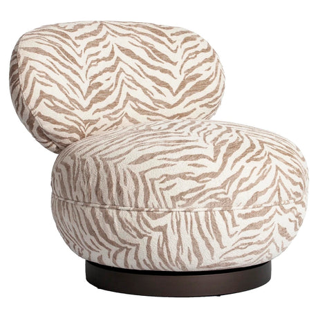 Lounge chair Jace beige tiger svingbar Richmond Interiors Lenestol