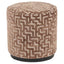 Pouffe & Footstool Lexie brun labyrint 45Ø Richmond Interiors Pall