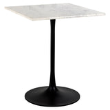 Bistrobord Carlten svart/hvit 65x65 Richmond Interiors Bordlampe