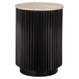 Sidebord Hampton mørk brun 45Ø Richmond Interiors Sidebord