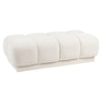 Pouffe & fotskammel Noah beige blokkvev Richmond Interiors Pall