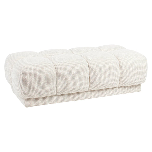 Pouffe & fotskammel Noah beige blokkvev Richmond Interiors Pall