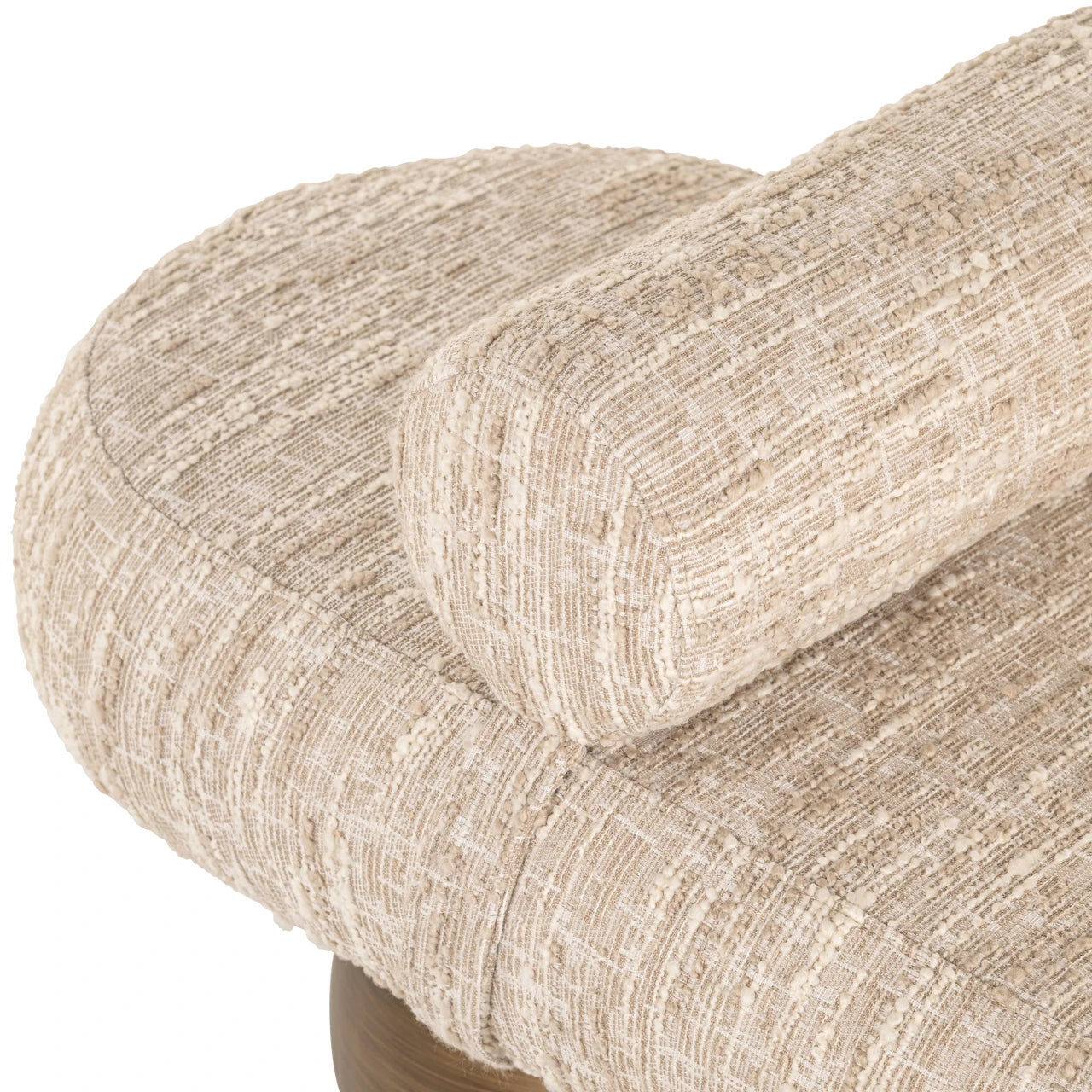 Bench Alexander Jones beige angora Geneva Richmond Interiors Benk