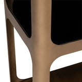 Utstillingsskap Claridge gold antique Richmond Interiors Vitrineskap
