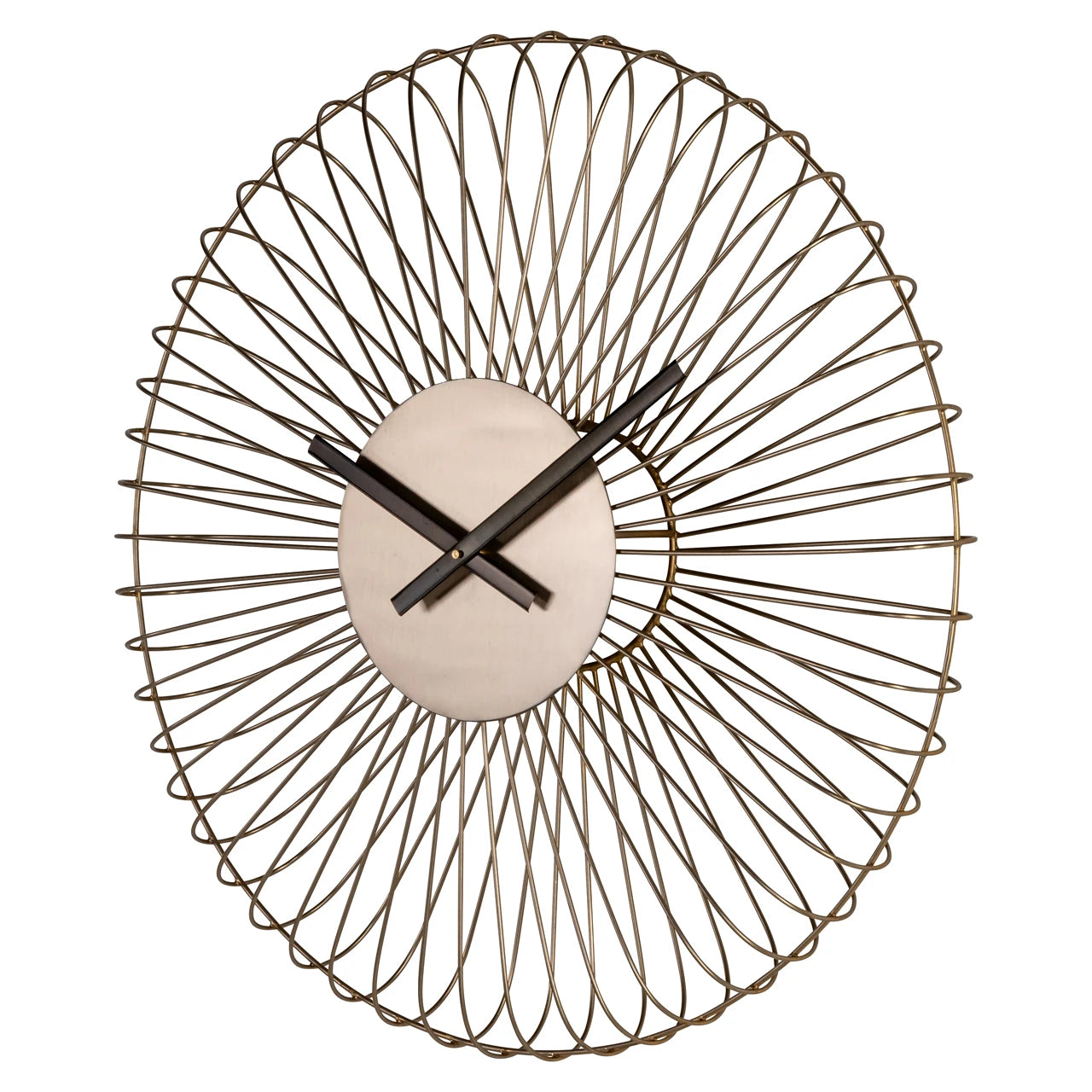 Clock Wirle gold Richmond Interiors Veggur
