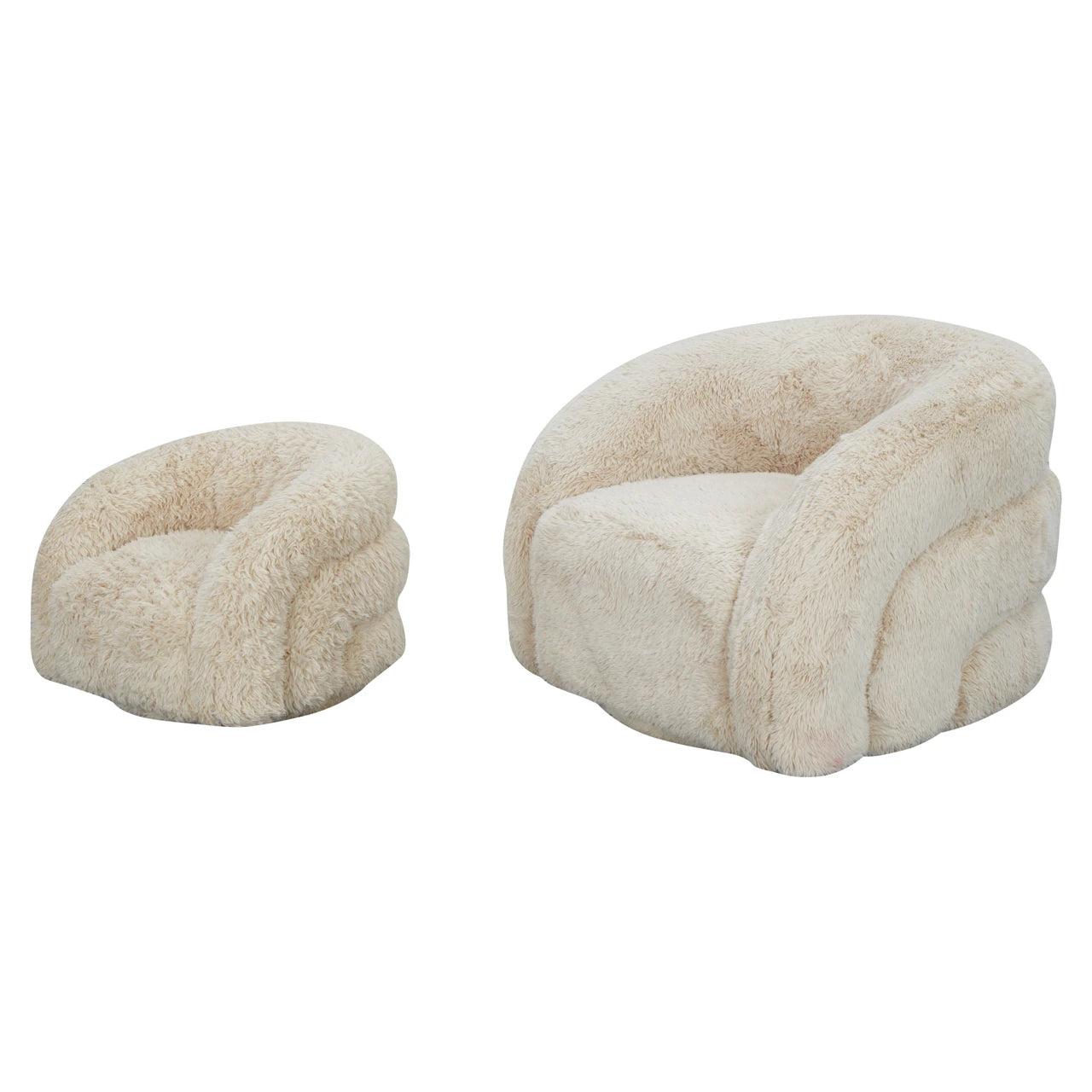 Lounge chair Lenny snakkesalig sand svingbar barn Richmond Interiors Lenestol