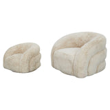 Lounge chair Lenny snakkesalig sand svingbar barn Richmond Interiors Lenestol