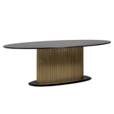 Spisebord Ironville gull ovalt 235 Richmond Interiors Spisebord