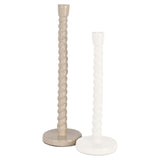 Candle holder Nena tapioca stor Richmond Interiors Lysestake