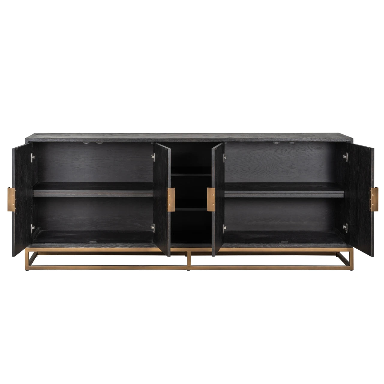 Sideboard Blackbone Brass svart rustikk Richmond Interiors Skjenk