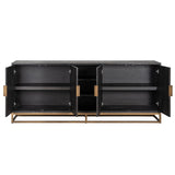 Sideboard Blackbone Brass svart rustikk Richmond Interiors Skjenk