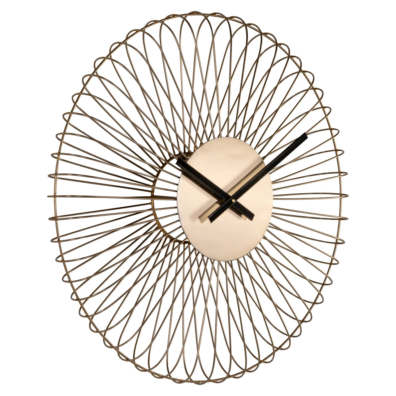 Clock Wirle gold Richmond Interiors Veggur