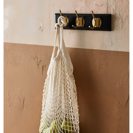 EDGY-kjøttrekk med 3 kjæler - sort Nordal COAT RACKS