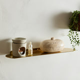 FANOE hylle i jern - small - L35 cm - gull finish Nordal SHELVES