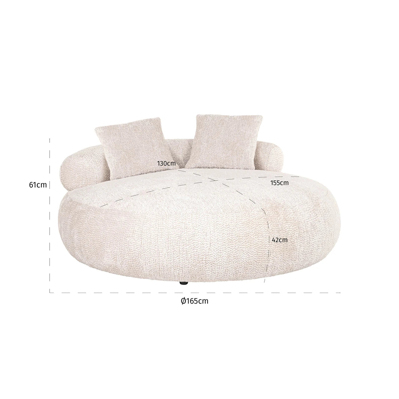 Sofa Tivola nydelig krem Richmond Interiors Sofa