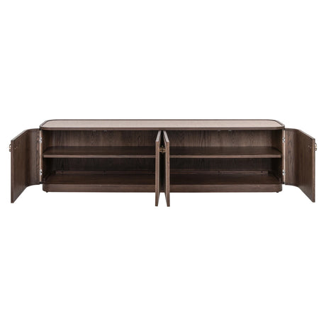 TV-benkskap Willox beige med 4 dører Richmond Interiors TV-benk