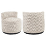 Lounge chair Franny sand chevron Richmond Interiors Lenestol