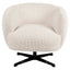 Lounge chair Estelle beige blockweave svingbar Richmond Interiors Lenestol