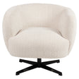 Lounge chair Estelle beige blockweave svingbar Richmond Interiors Lenestol