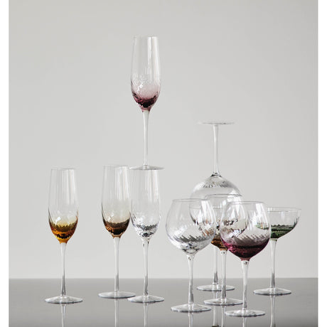 GARO champagneflasker - h27,5 cm - klart glass/brunt Nordal GLASS/JUGS