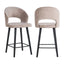 krakk Savoy i khakifarget fløyel Richmond Interiors Barstol