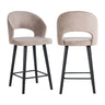 krakk Savoy i khakifarget fløyel Richmond Interiors Barstol