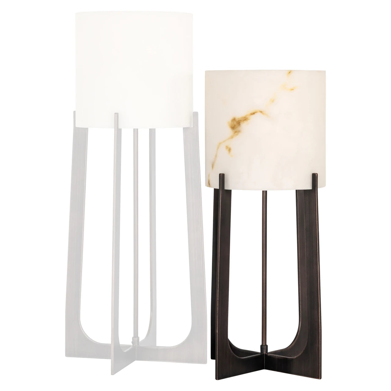 Bordlampe Loura bronse liten Richmond Interiors Bordlampe
