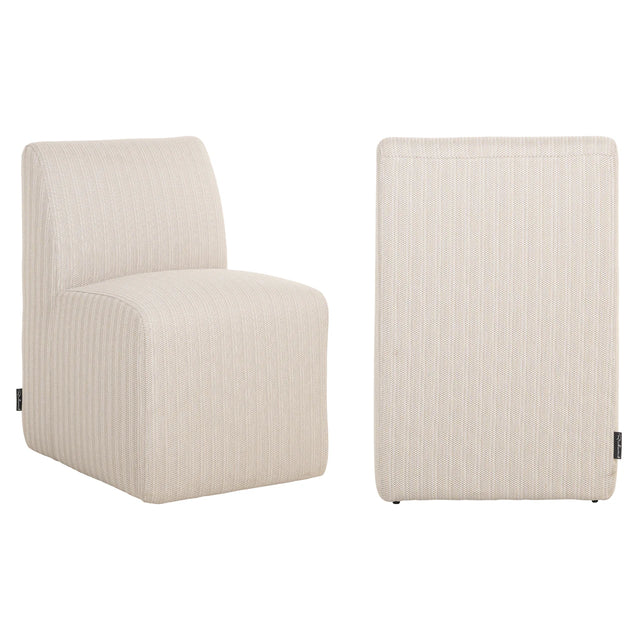 Utendørs spise stol Riva beige Richmond Interiors Spisestol