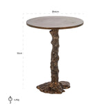 Endebord Misty bronze Richmond Interiors Sidebord