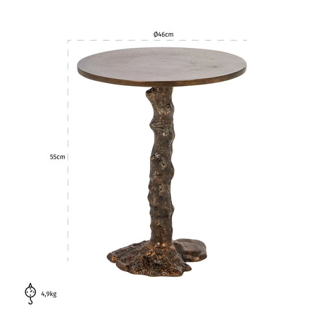 Endebord Misty bronze Richmond Interiors Sidebord