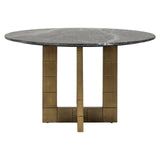 Spisebord Collada svart/gull 130Ø Richmond Interiors Spisebord