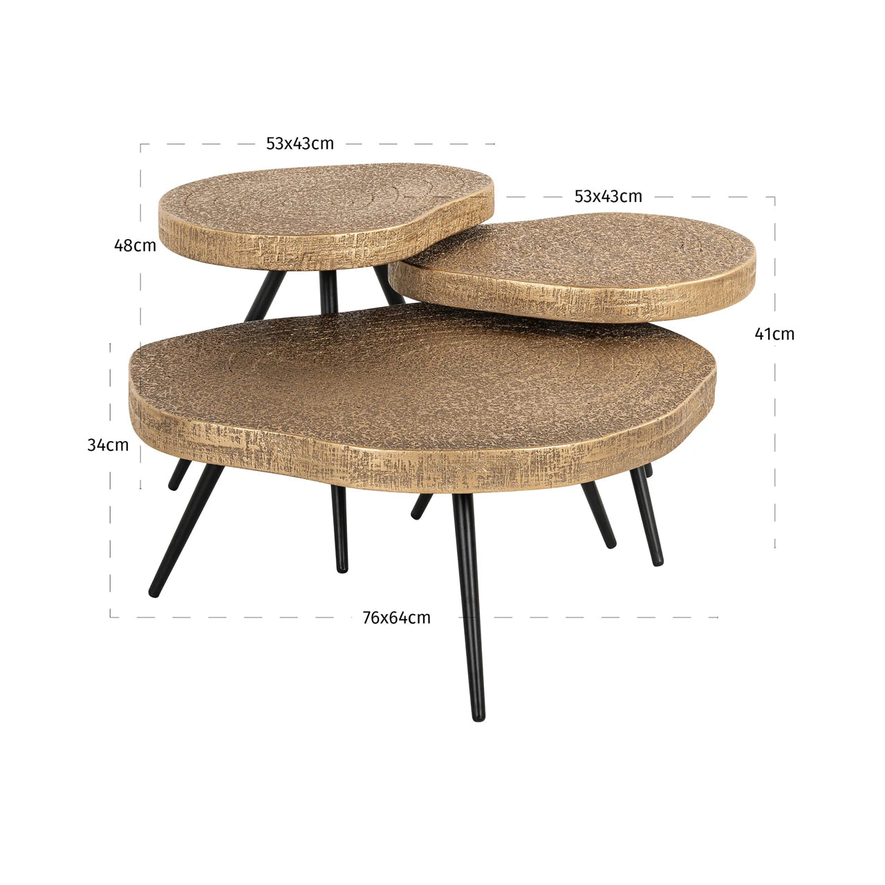 Endebord Usha rosa Richmond Interiors Sidebord