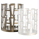 Hurricane light Shandy messing antikk stor Richmond Interiors Lanterne og lysglass