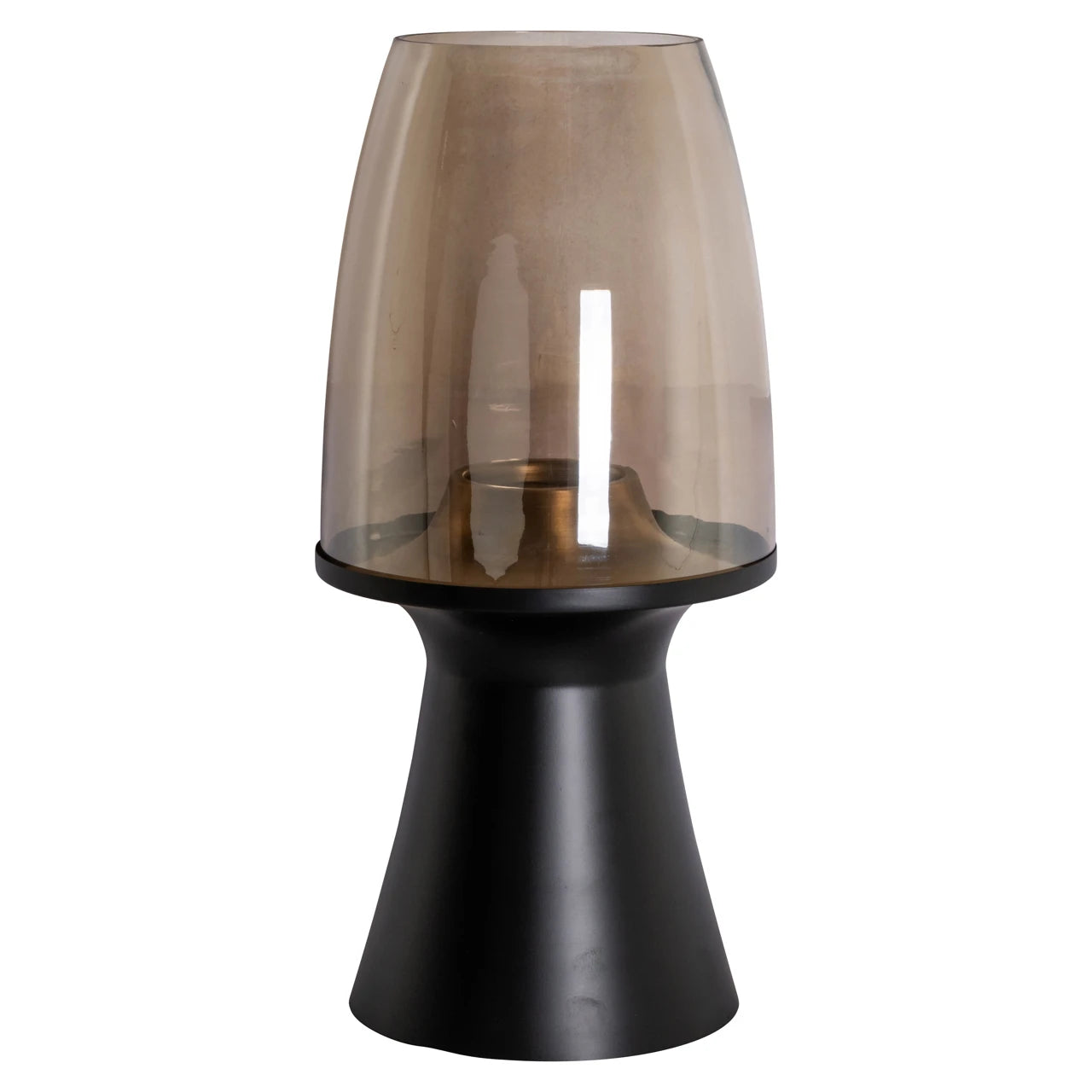 Hurricane light Vienna black large Richmond Interiors Lanterne og lysglass